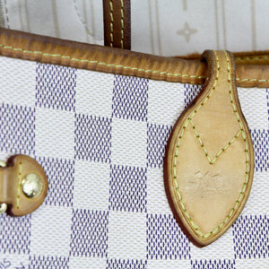 SOLD Louis Vuitton Neverfull MM DA Damier Azur LV