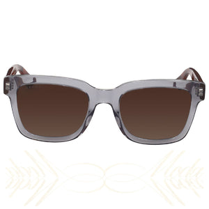 Gucci GG0001S 005-5 Grey Unisex 52mm Square Sunglasses