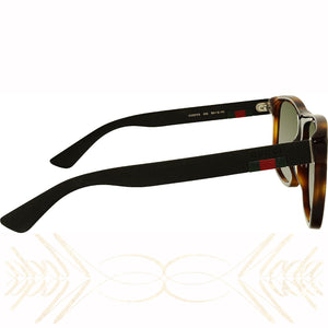 Gucci GG0010S-006-58 Brown Square Sunglasses Unisex