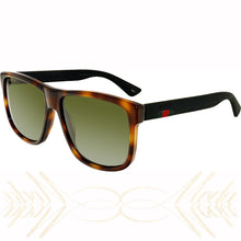Gucci GG0010S-006-58 Brown Square Sunglasses Unisex