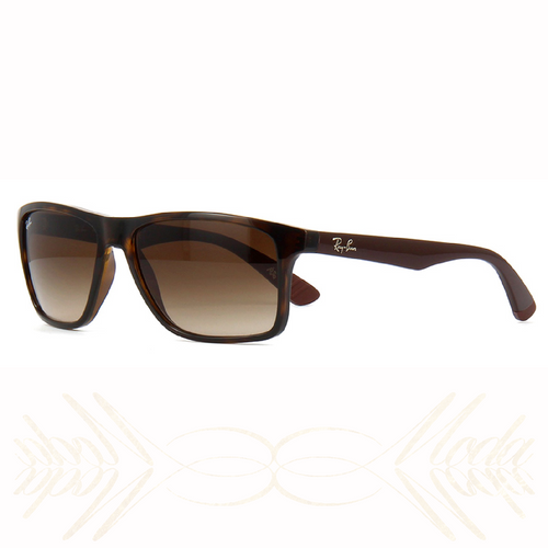 Ray Ban RB4234 620513-58 Gradient Tortoise Brown 58mm Rectangle Sunglasses